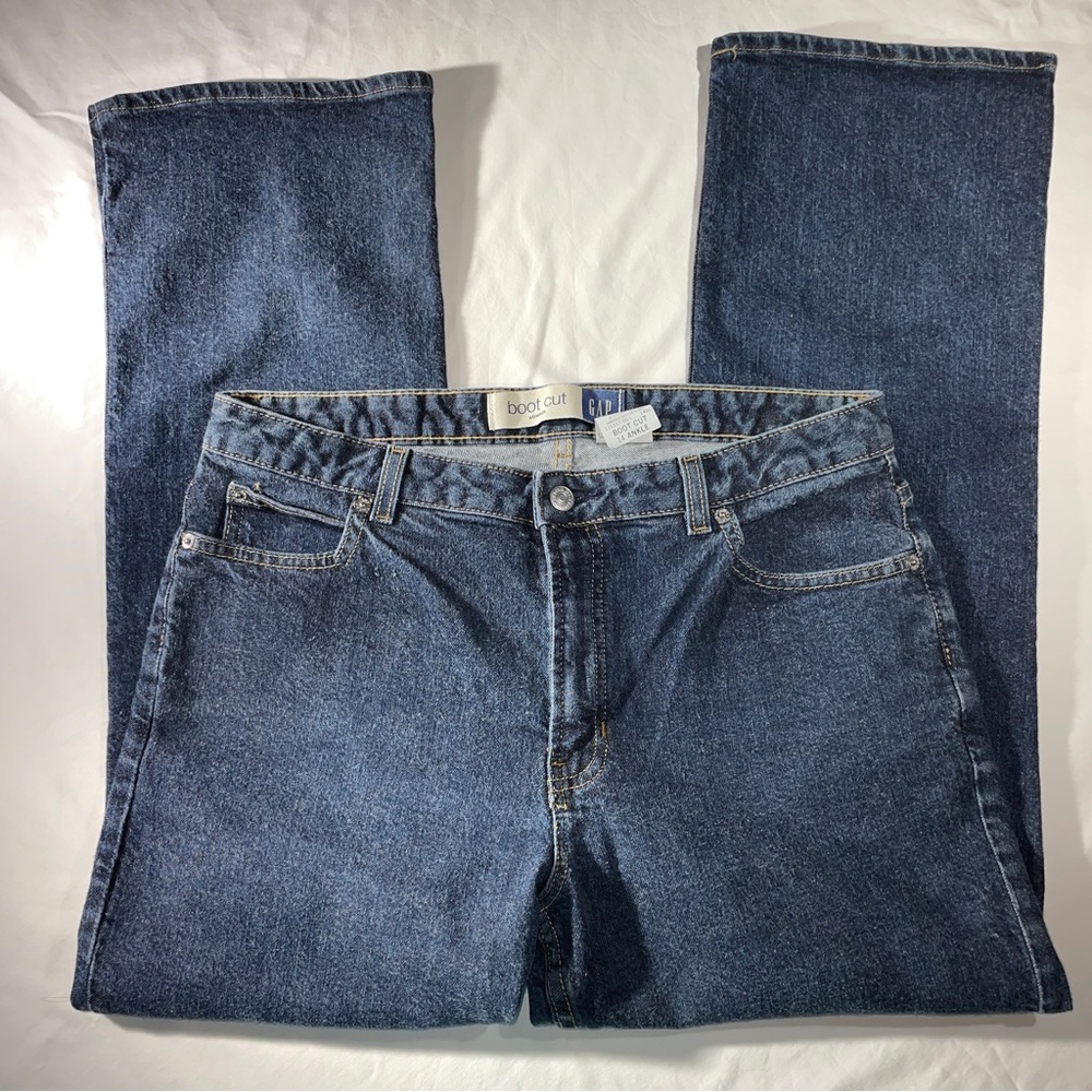 GAP Women's Boot Cut Jeans - Dark Blue